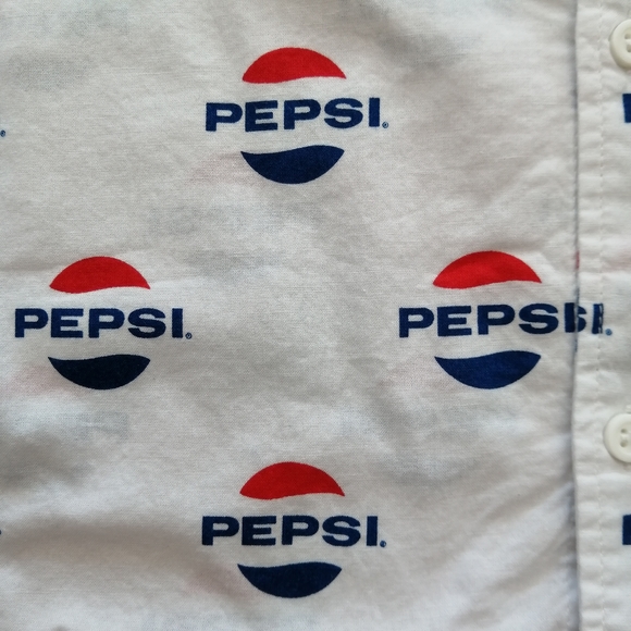Pepsi Retro White Shirt XSmall NWOT - Picture 3 of 6